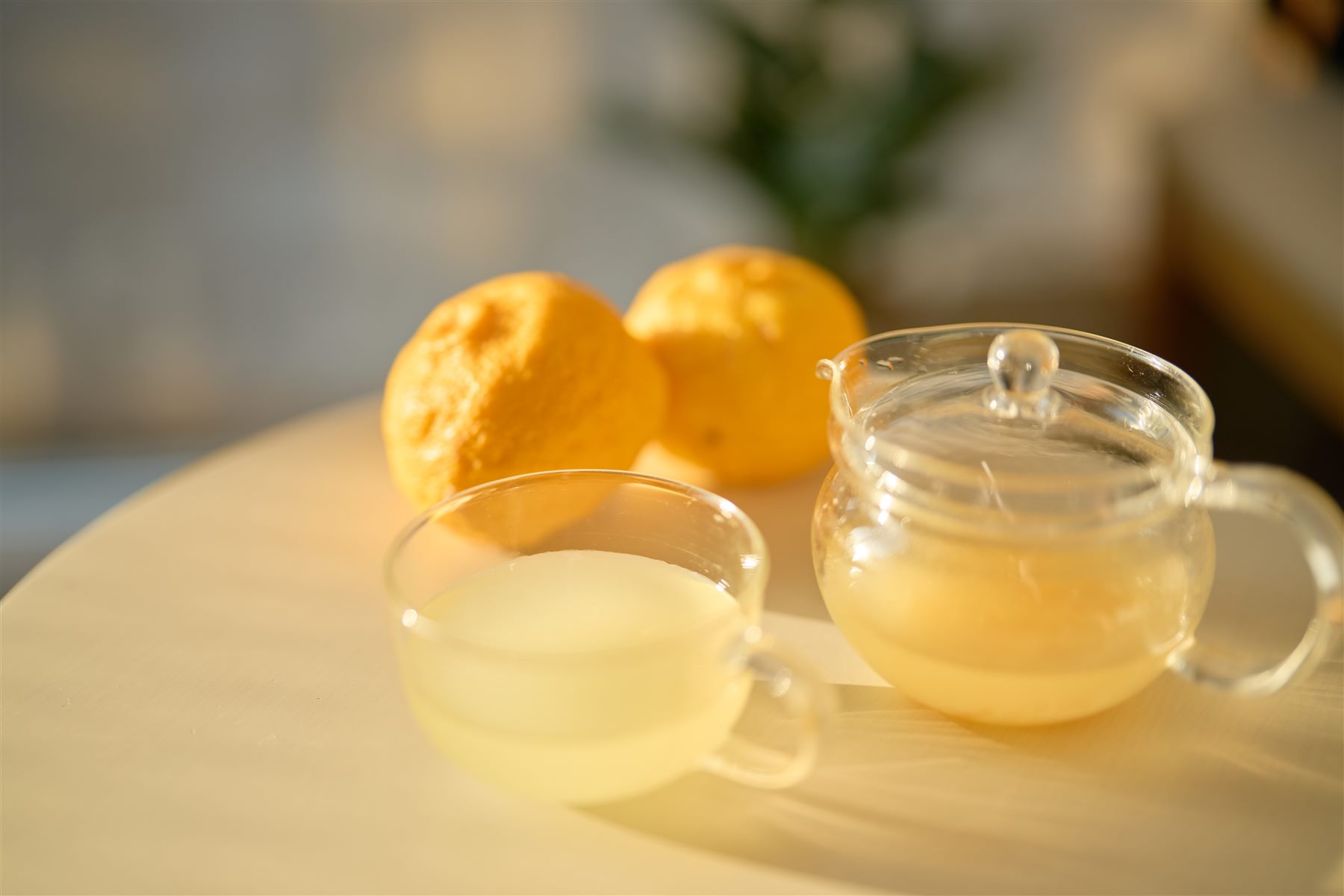 レッスン後の柚子蜂蜜茶